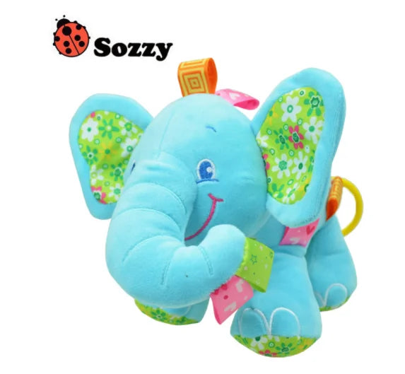 Cute Lion Animal Soft Touch Infant Musical Toy with Pull String Car Seat Pulling String Sets Packaging