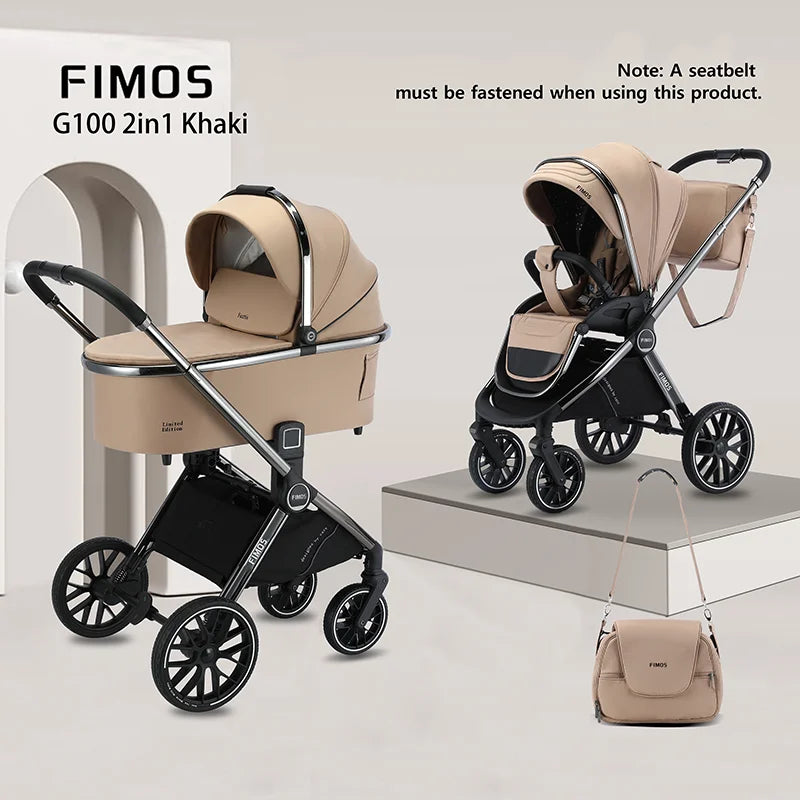 0-3 Years 3 in 1kidilo Baby Stroller with Car Seat, Non-Toxic Durable Travel Stroller for Toddlers Daily Walks G1002 In1