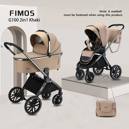 0-3 Years 3 in 1kidilo Baby Stroller with Car Seat, Non-Toxic Durable Travel Stroller for Toddlers Daily Walks G1002 In1