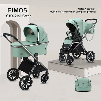 0-3 Years 3 in 1kidilo Baby Stroller with Car Seat, Non-Toxic Durable Travel Stroller for Toddlers Daily Walks G1002 In1