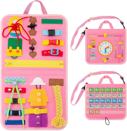 Learning Montessori Busy Book Quiet Book Felt Board Manufacturer Study Basic Skills Training Baby for Kids Toddler Unisex CN;GUA