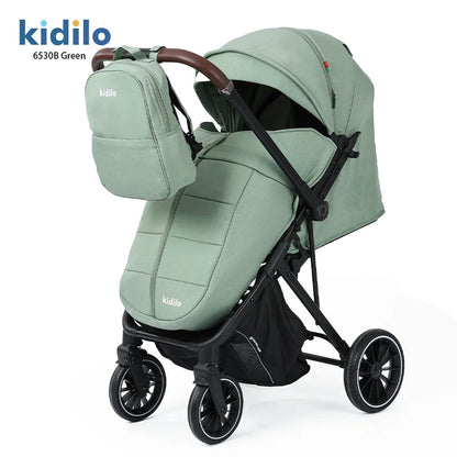 Non-Toxic Lightweight Baby Stroller for 0-3 Years Foldable Travel Stroller with Adjustable Handle for Toddlers Daily Walks 6530B