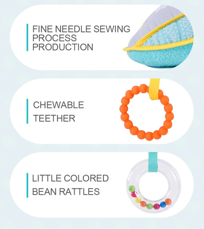 Sozzy Manufactures Manufactures Custom Rabbit Memory Foam Cotton Pillow Baby Cushion Tummy Time Toys with Teether for Newborn