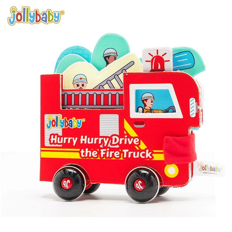 JOLLYBABY Nontoxic Soft Fabric Baby Peva Books Early Education Washable Bath Toys