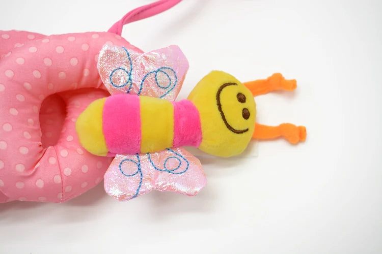 Sozzy Take-Along Pink Infant Crib Stroller Sensory Activity Spiral Hanging Rattle Toy Custom Logo Soft Baby Rattles
