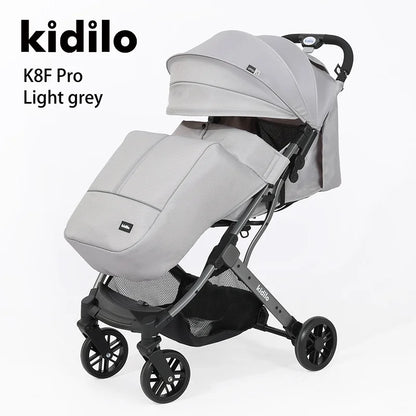 0-3 Years Baby Stroller Lightweight Non-Toxic Foldable Travel Stroller with Adjustable Handle for Toddlers Family Trips K8F Pro