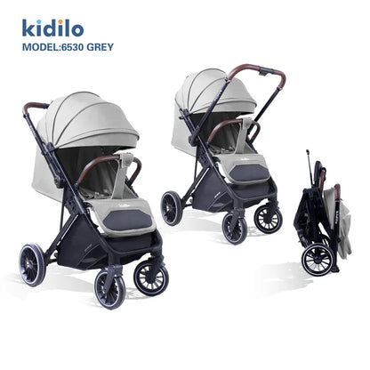 Kidilo 0-3 Years Non-Toxic Lightweight Portable Pushchair Baby Stroller Multiple Foldable for Travel Wholesale From China 6530