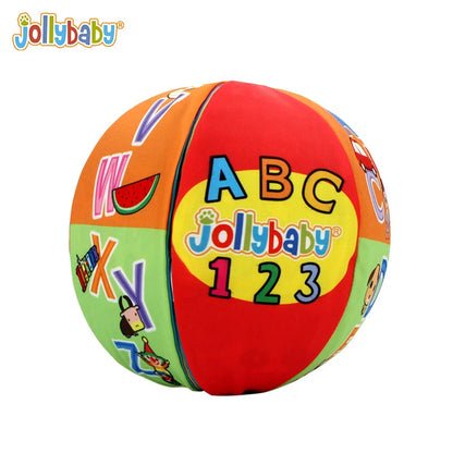 Customizable Montessori Early Education Training Ball Bell Plush Rattle Toy for Babies Filled with PP Cotton