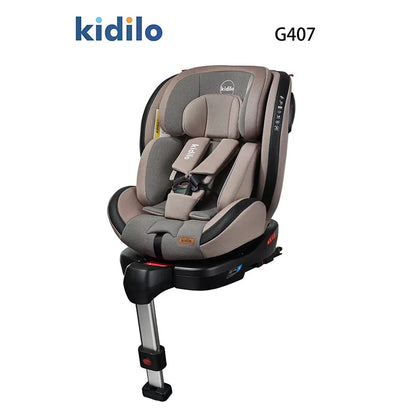 Newborn 0-3 Years 360 Degree Kidilo Baby Car Seat, Infant Car Seats with ISOFIX and Support Leg for Daily Family Rides G407