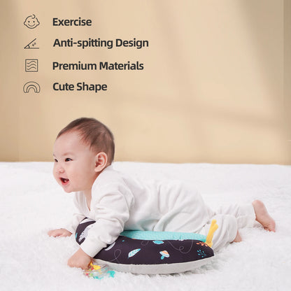 Detachable Support Pillow High Quality Soft Infant Plush Diy Animal Shaped Pillow for Development of Strong Head Neck Muscles
