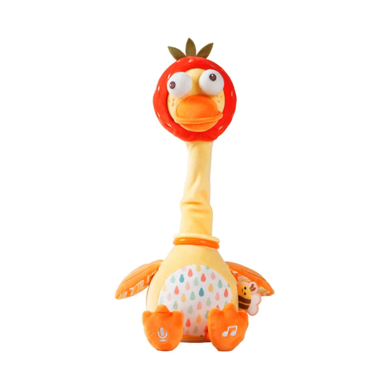 Jollybaby Kids Toddler Toys Talking Duck Repeats What You Say Interactive Plush Repeating Toy for Boy Girl Birthday Gift