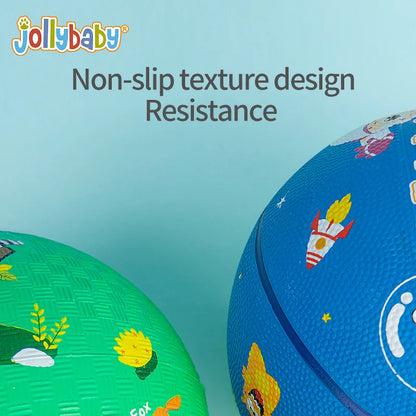 Jollybaby Custom Cute Baby Children Sports Toy Elastic Football and Basketball Balls