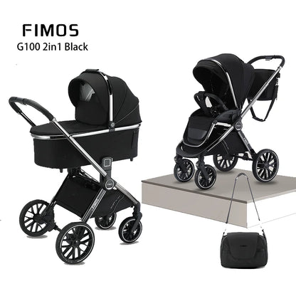 0-3 Years 3 in 1kidilo Baby Stroller with Car Seat, Non-Toxic Durable Travel Stroller for Toddlers Daily Walks G1002 In1