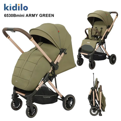 Kidilo Portable Pushchair Lightweight Prams Multiple Foldable Travel Baby Stroller for Babies Wholesale 6530b Mini Mechanical