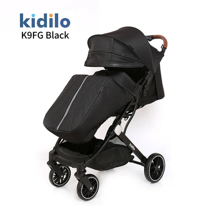 Lightweight Non-Toxic Baby Stroller for 0-3 Years Foldable Travel Stroller with Adjustable Handle Toddlers Family Trips K9FG