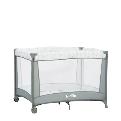 Newborn Foldable Portable Modern Kidilo Luxury Baby Crib, Convertible 3 in 1 Bedside Crib with Mosquito Net for Nursery MP601