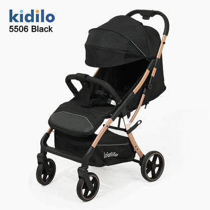 Lightweight Non-Toxic Baby Stroller for 0-3 Years Foldable Travel Stroller with Adjustable Handle Toddlers Family Trips S5506