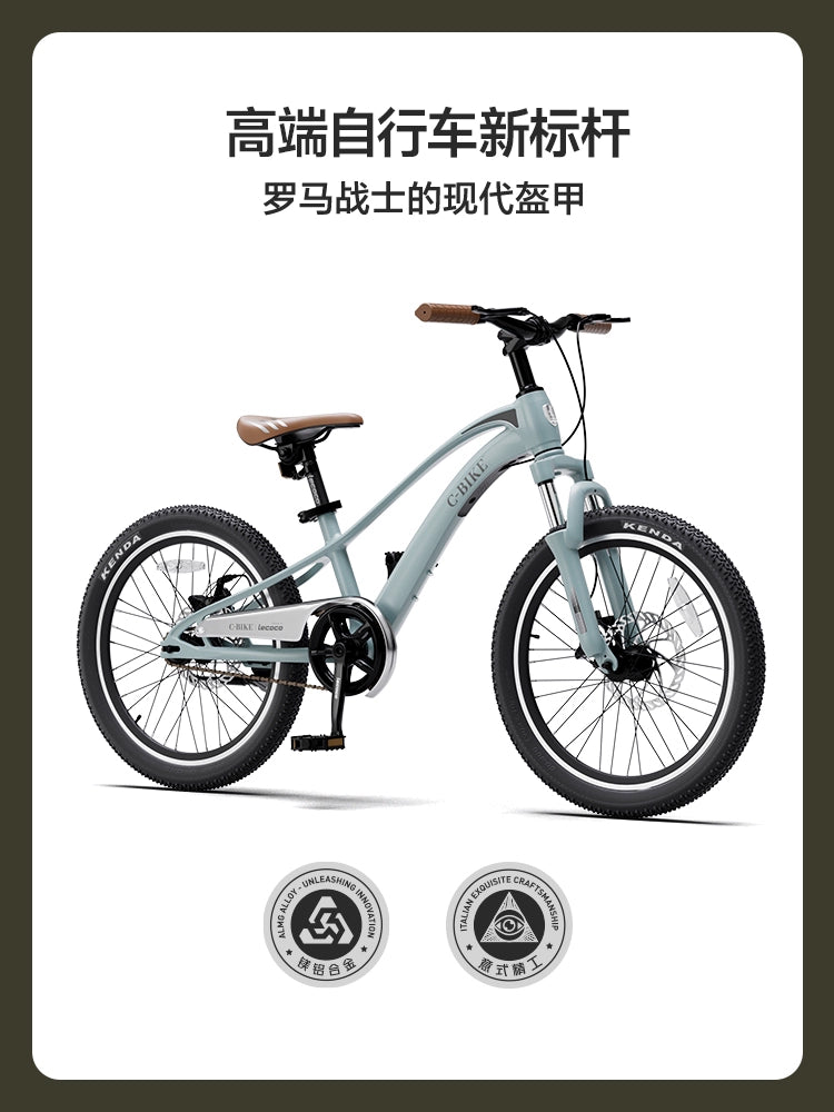 lecoco樂卡自行車7歲以上小男孩女孩中大童單車變速山地車