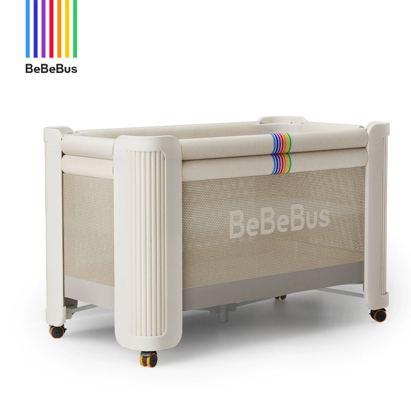 BeBeBus crib splicing queen bed dream home multi-functional foldable movable newborn crib