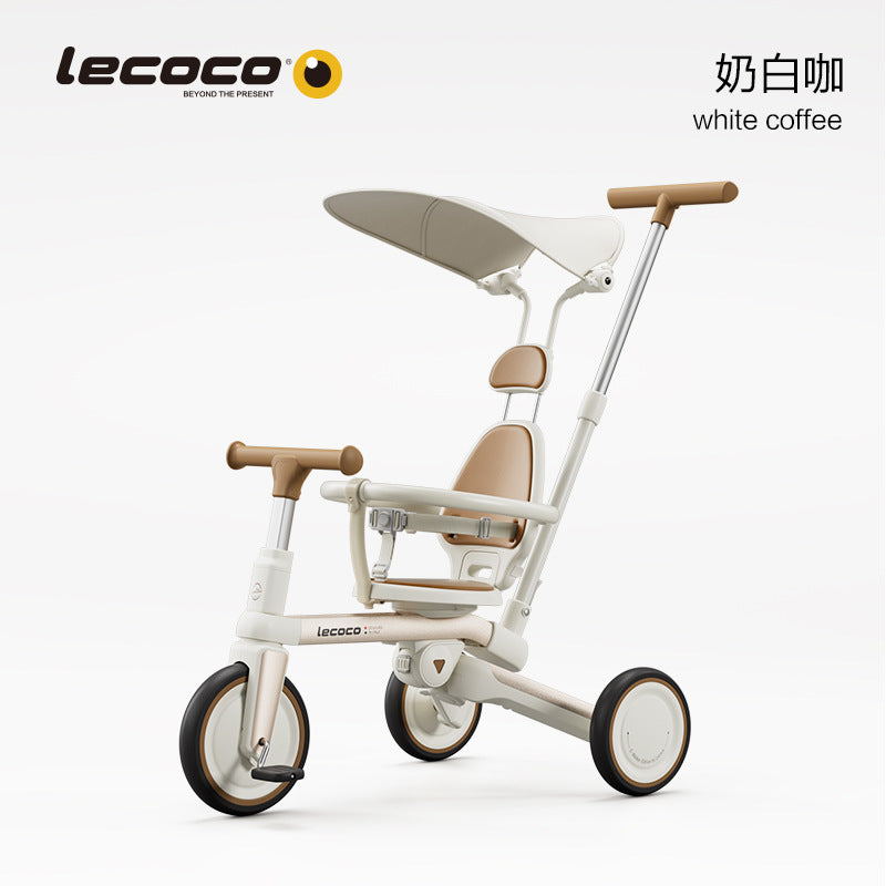 Lecoco樂卡沃克S3兒童多功能三輪車寶寶腳踏車平衡車輕便遛娃神器