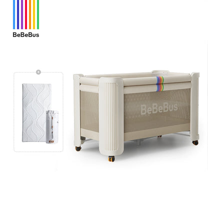 BeBeBus crib splicing queen bed dream home multi-functional foldable movable newborn crib