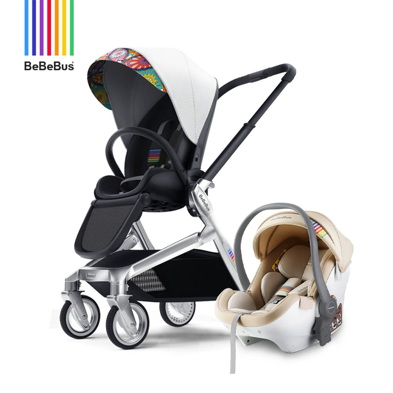 BeBeBus Artist Newborn baby stroller Baby stroller Children 0 to 3 years old Two-way sitting and lying down Lightweight folding