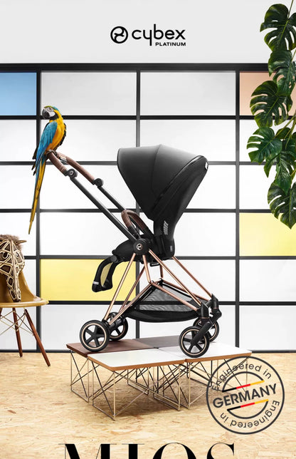 [0-4 years old combination] Cybex full scene travel Mios stroller + newborn basket + 360 rotating steam seat