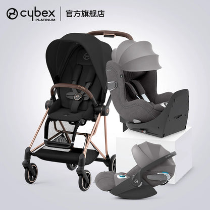 [0-4 years old combination] Cybex full scene travel Mios stroller + newborn basket + 360 rotating steam seat