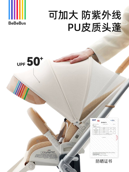 BeBeBus Artist Newborn baby stroller Baby stroller Children 0 to 3 years old Two-way sitting and lying down Lightweight folding