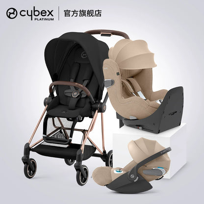 [0-4 years old combination] Cybex full scene travel Mios stroller + newborn basket + 360 rotating steam seat