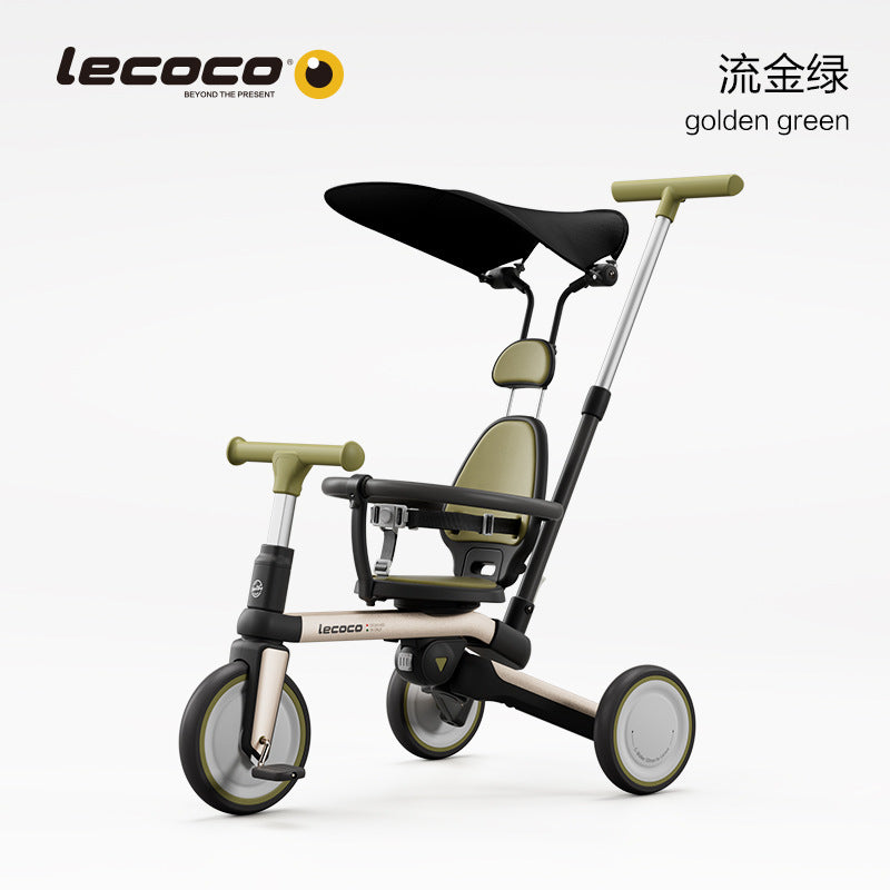 Lecoco樂卡沃克S3兒童多功能三輪車寶寶腳踏車平衡車輕便遛娃神器