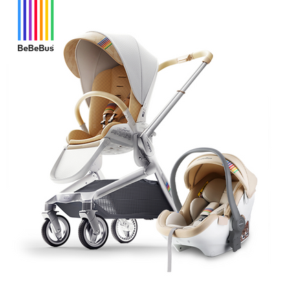 BeBeBus Artist Newborn baby stroller Baby stroller Children 0 to 3 years old Two-way sitting and lying down Lightweight folding