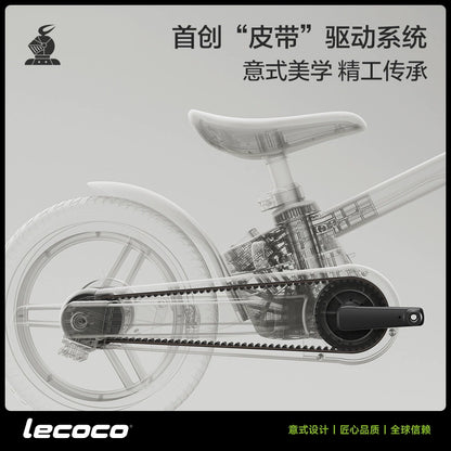 lecoco樂卡兒童自行車平衡車二合一2一3一6歲女男孩腳踏摺疊單車