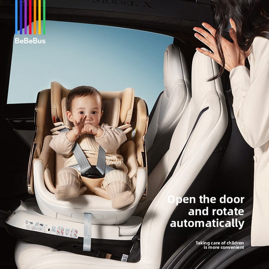 BeBeBus Safety Seat Newborn Space Child 0-7 Reclining Car Smart Communication
