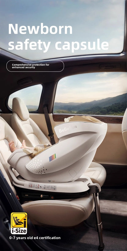 BeBeBus Safety Seat Newborn Space Child 0-7 Reclining Car Smart Communication