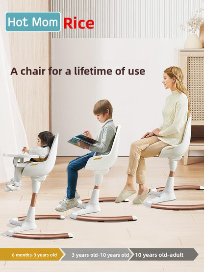 Hotmom Baby Dining Chair Home Eating Seat Lifting Infant Multifunctional Children's Dining Table Chair Portable