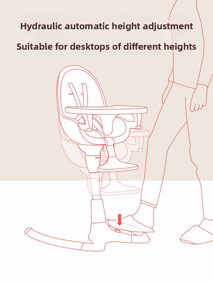 Hotmom Baby Dining Chair Home Eating Seat Lifting Infant Multifunctional Children's Dining Table Chair Portable