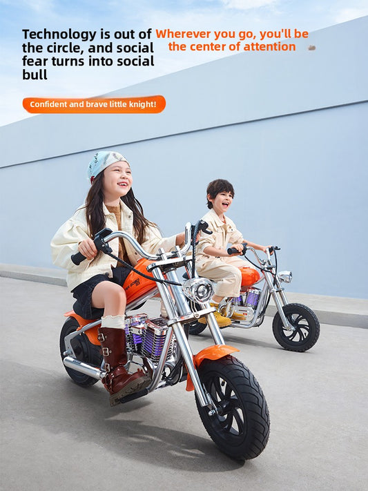 Storm Rider Children's Electric Motorcycle Two-wheeled Off-Road Vehicle Can Sit Adults 3-12 Years Old Kart Toy Car