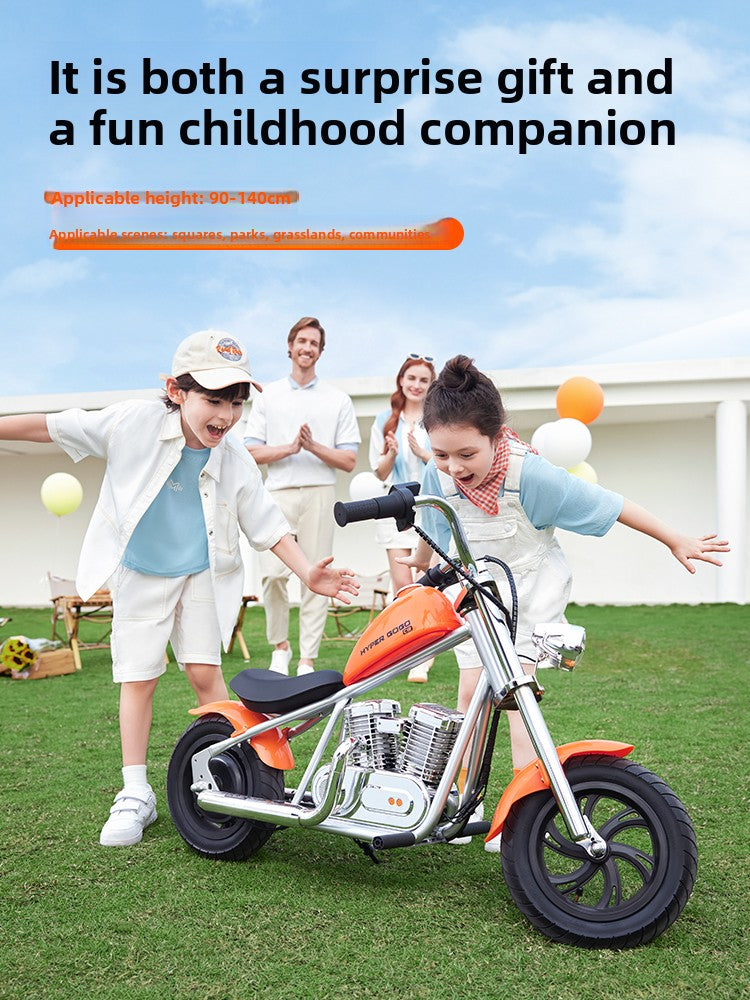 Storm Rider Children's Electric Motorcycle Two-wheeled Off-Road Vehicle Can Sit Adults 3-12 Years Old Kart Toy Car