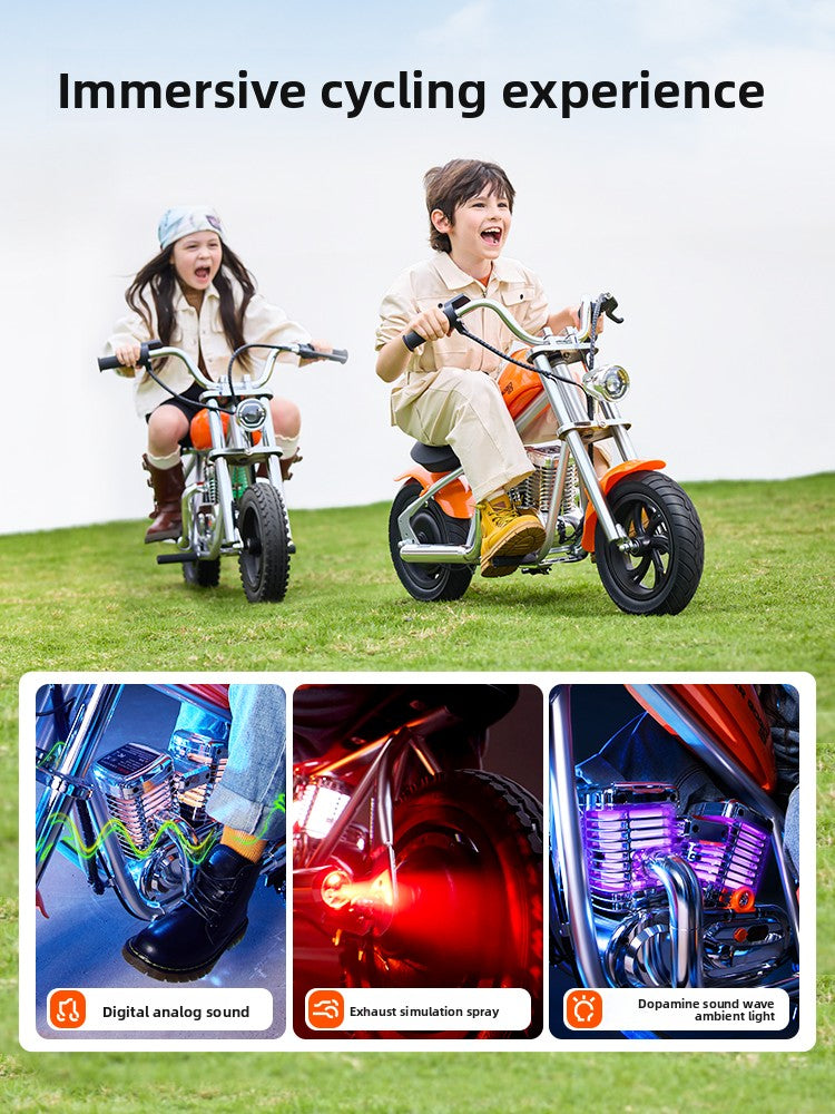 Storm Rider Children's Electric Motorcycle Two-wheeled Off-Road Vehicle Can Sit Adults 3-12 Years Old Kart Toy Car