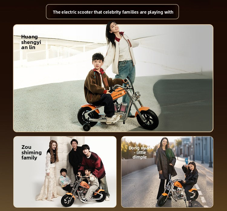 Storm Rider Children's Electric Motorcycle Two-wheeled Off-Road Vehicle Can Sit Adults 3-12 Years Old Kart Toy Car