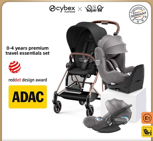 [0-4 years old combination] Cybex full scene travel Mios stroller + newborn basket + 360 rotating steam seat
